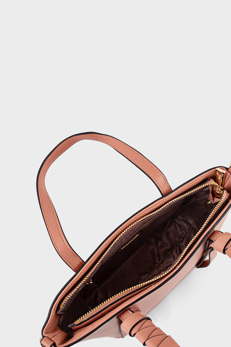 Tote Hand Bags -Tea Pink