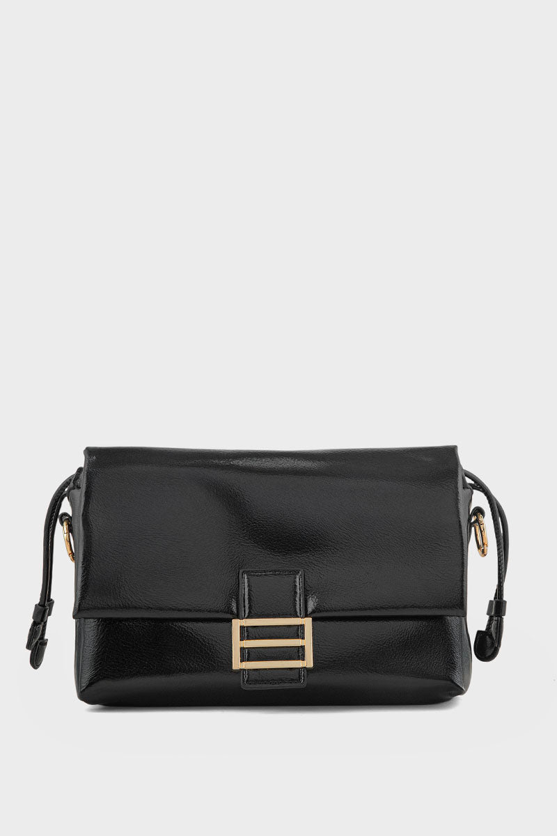 Fuzzyfreezy Black Crossbody Bag