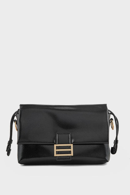 Fuzzyfreezy Black Crossbody Bag