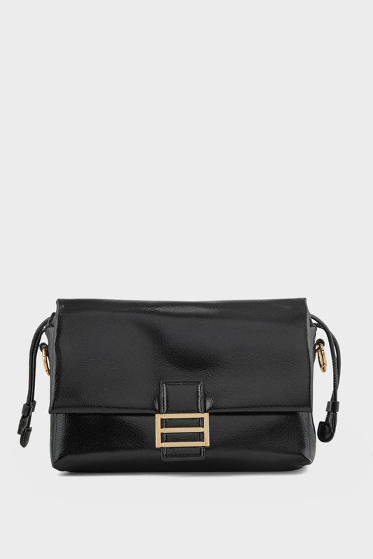 Fuzzyfreezy Black Crossbody Bag