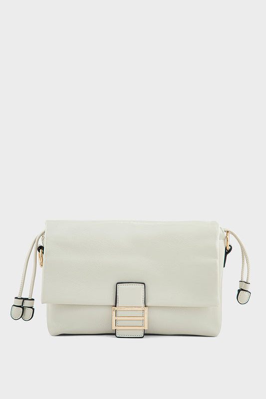 Fuzzyfreezy Ivory Crossbody Bag