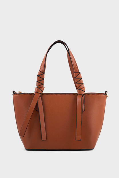 Tote Hand Bags -Dark Brown