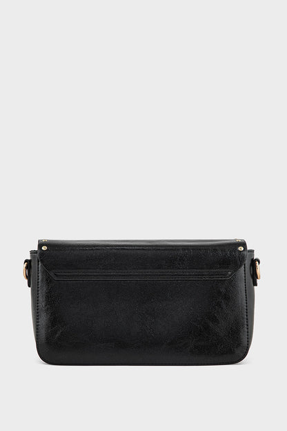 Fuzzyfreezy Black Studded Crossbody