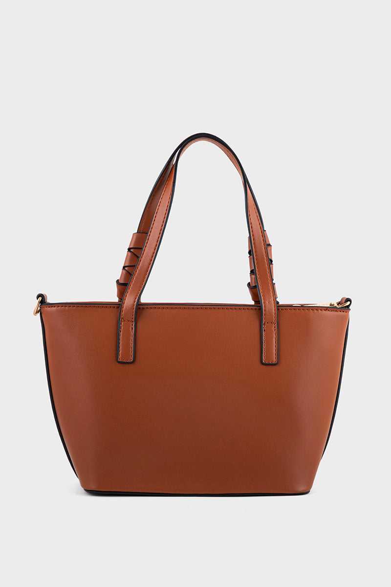 Tote Hand Bags -Dark Brown
