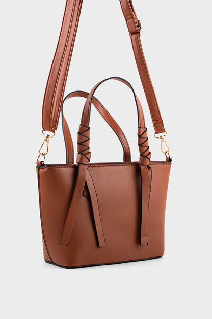 Tote Hand Bags -Dark Brown