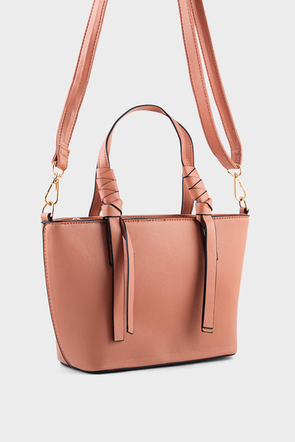 Tote Hand Bags -Tea Pink