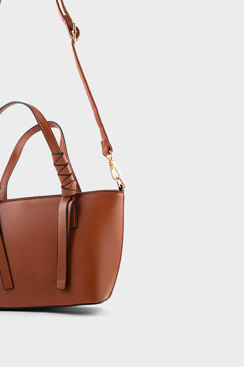 Tote Hand Bags -Dark Brown