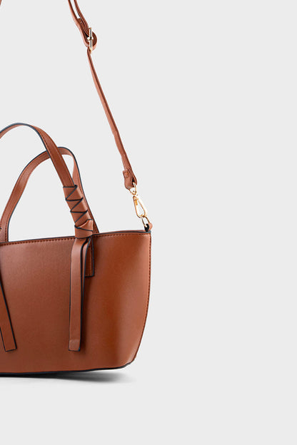Tote Hand Bags -Dark Brown