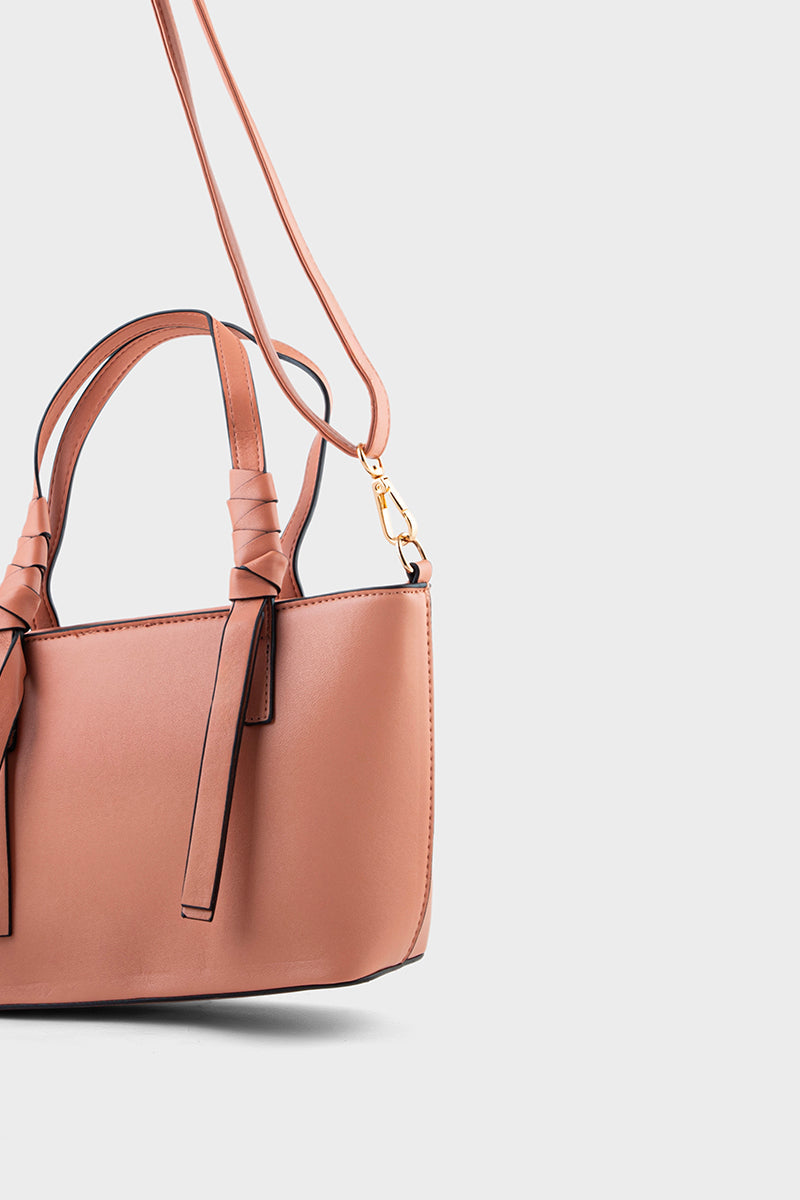 Tote Hand Bags -Tea Pink