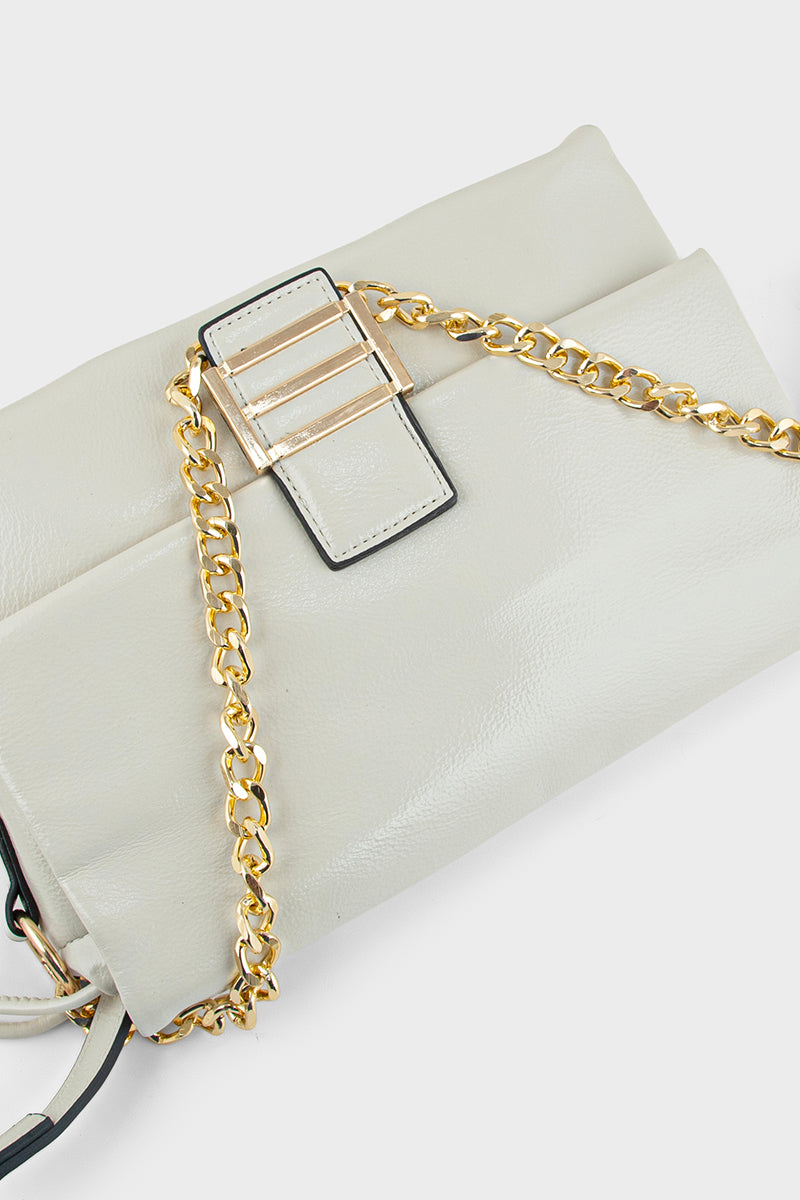 Fuzzyfreezy Ivory Crossbody Bag