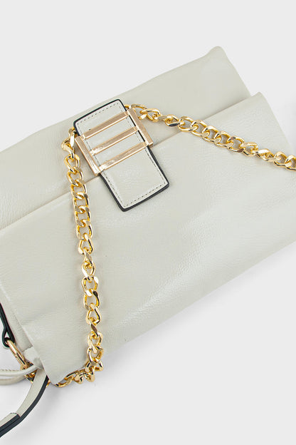 Fuzzyfreezy Ivory Crossbody Bag
