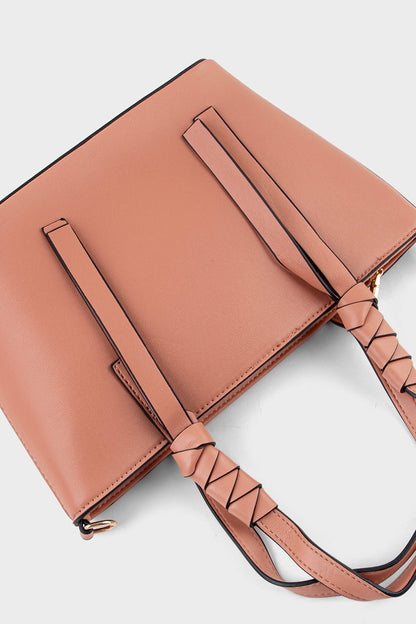 Tote Hand Bags -Tea Pink