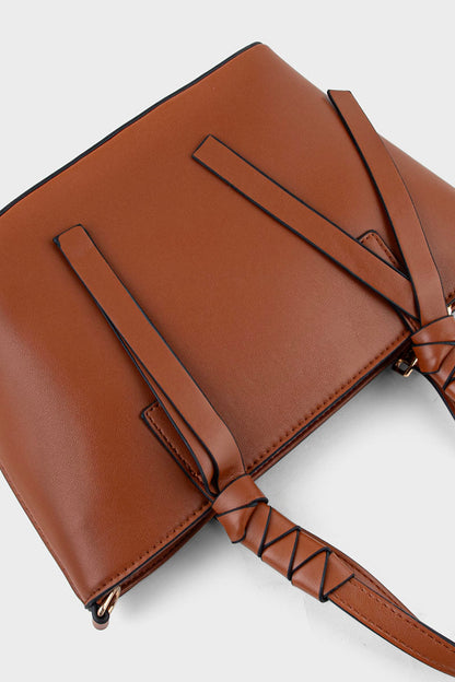 Tote Hand Bags -Dark Brown