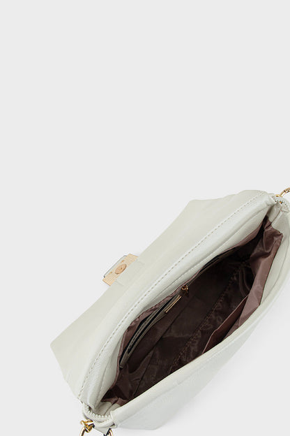 Fuzzyfreezy Ivory Crossbody Bag