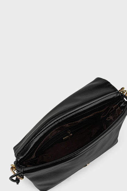 Fuzzyfreezy Black Crossbody Bag